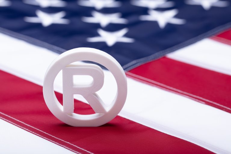 American Flag With Copyright Symbol - idaho falls attorney